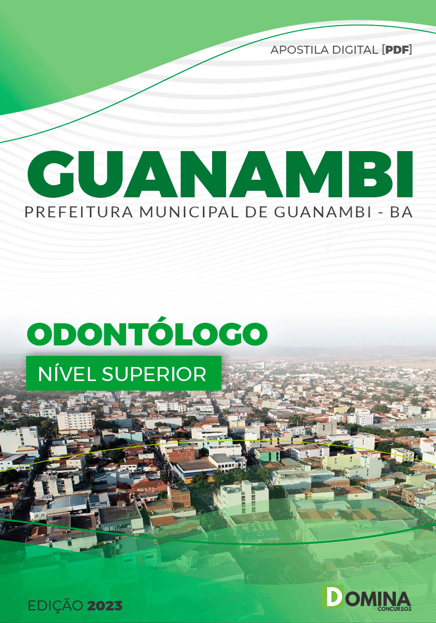 Apostila Concurso Pref Guanambi BA 2023 Odontólogo