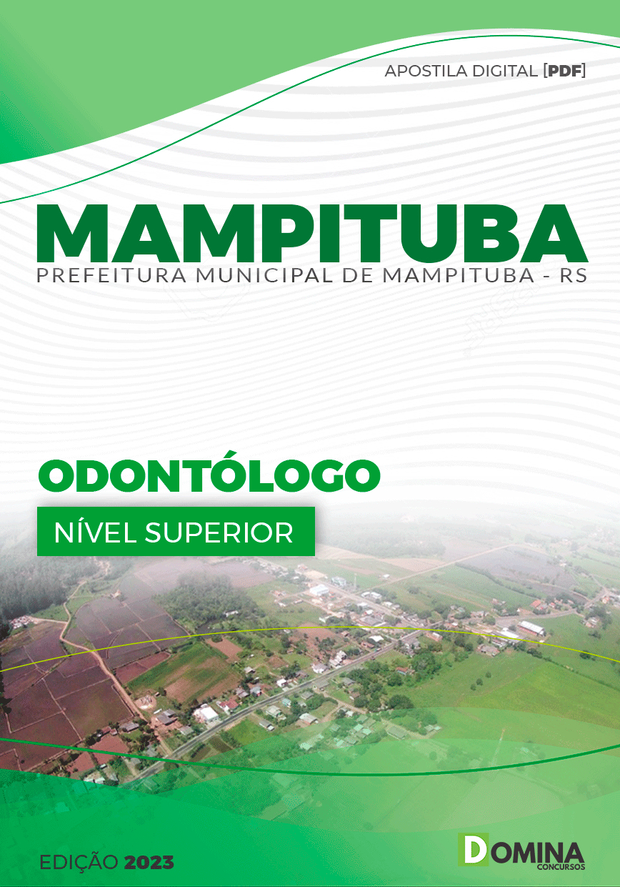 Apostila Concurso Pref Mampituba RS 2023 Odontólogo