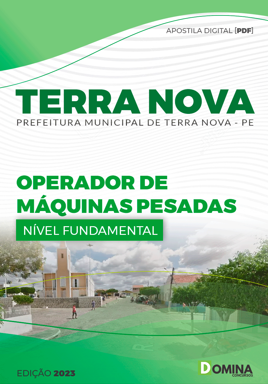 Apostila Pref Terra Nova PE 2023 Operador Máquinas Pesadas