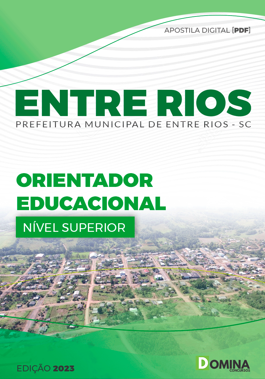 Apostila Pref de Entre Rios SC 2023 Orientador Educacional