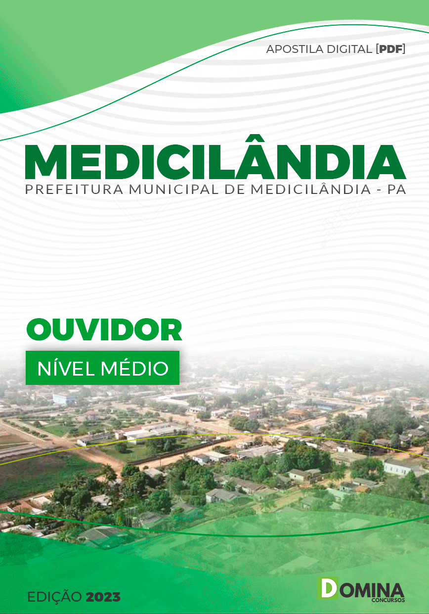Apostila Digital Pref Medicilândia PA 2023 Ouvidor