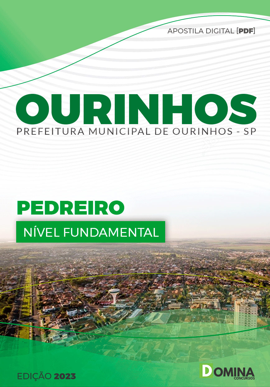 Apostila Concurso Pref Ourinhos SP 2023 Pedreiro
