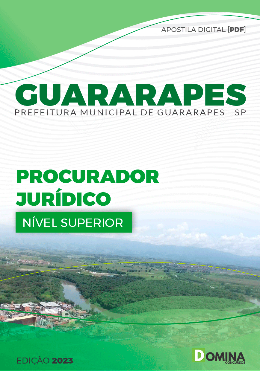 Apostila Pref Guararapes SP 2023 Procurador Jurídico