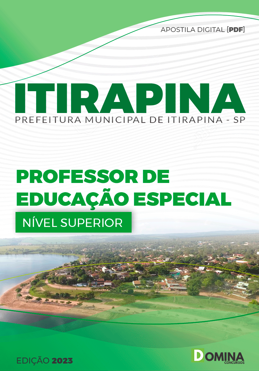 Apostila Concurso Pref Itirapina SP 2023 Professor Educação Especial