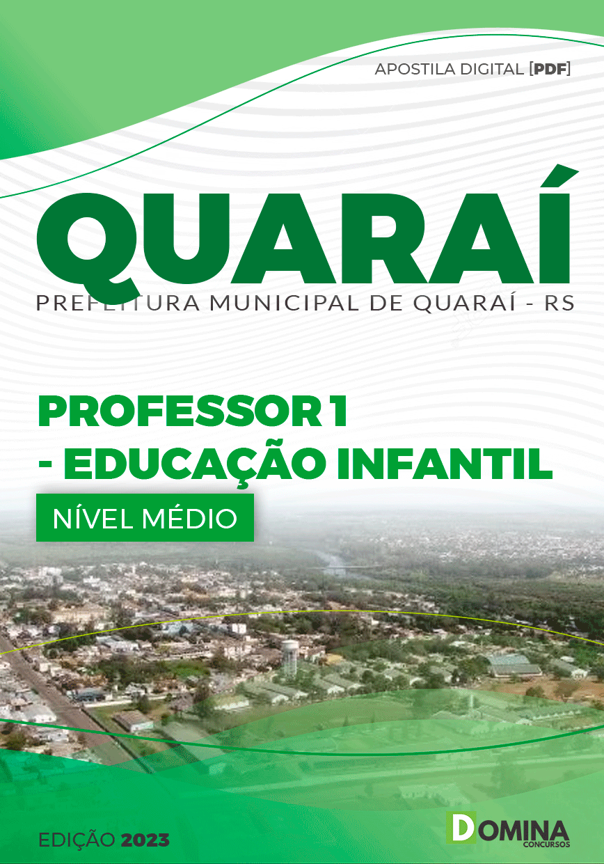 Apostila Concurso Pref Quaraí RS 2023 Professor Educação Infantil