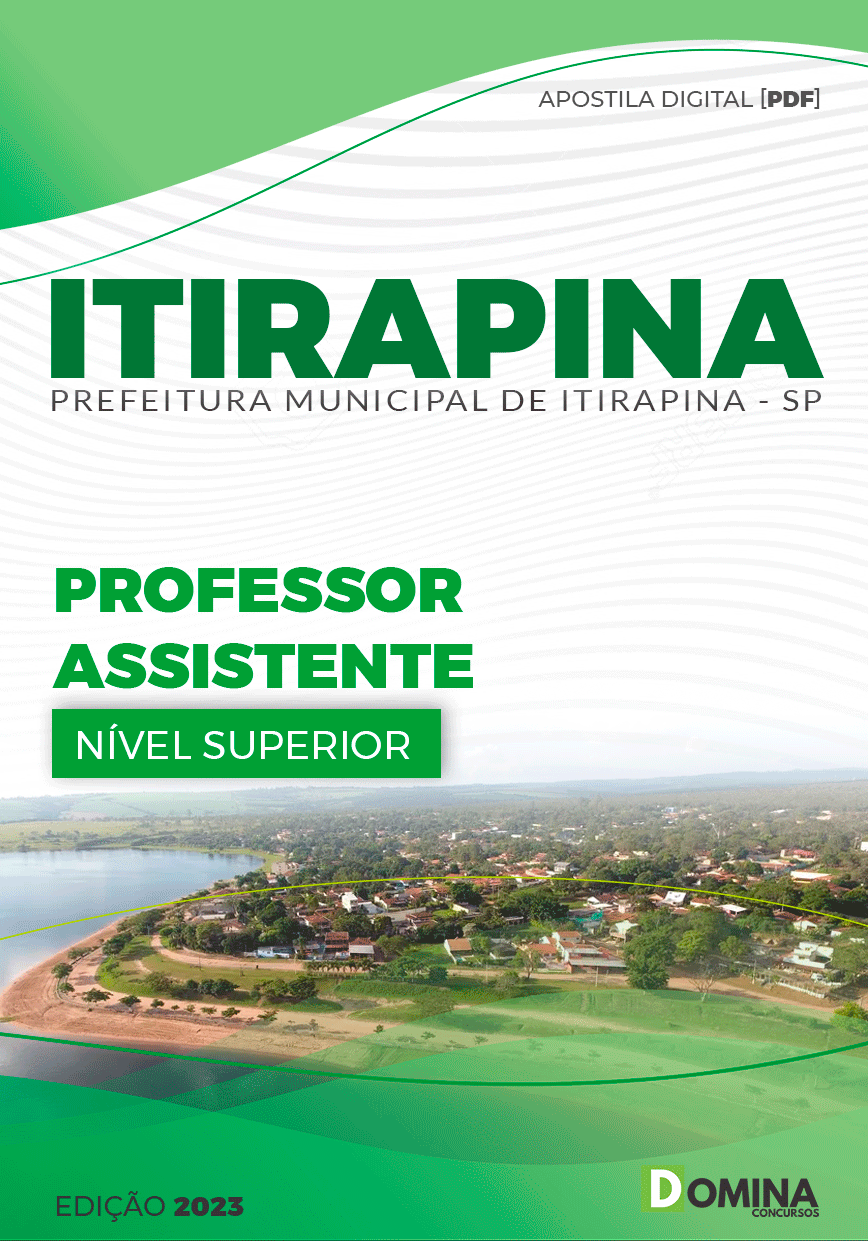 Apostila Concurso Pref Itirapina SP 2023 Professor Assistente