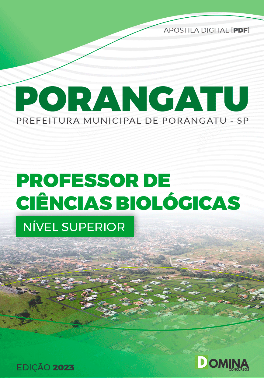 Apostila Pref Porangatu GO 2023 Professor Ciências Biologia