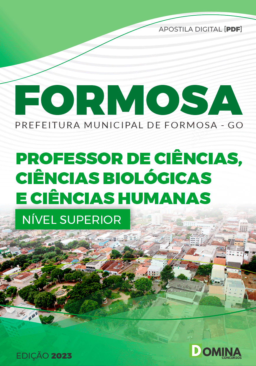 Apostila Pref Formosa GO 2023 Professor Ciências Humanas