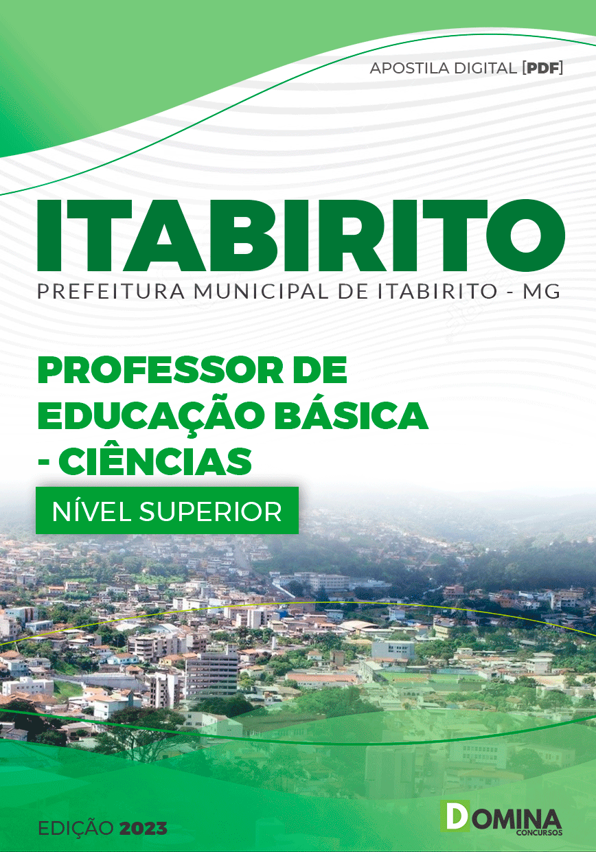 Apostila Pref Itabirito MG 2023 Professor PII Ciências