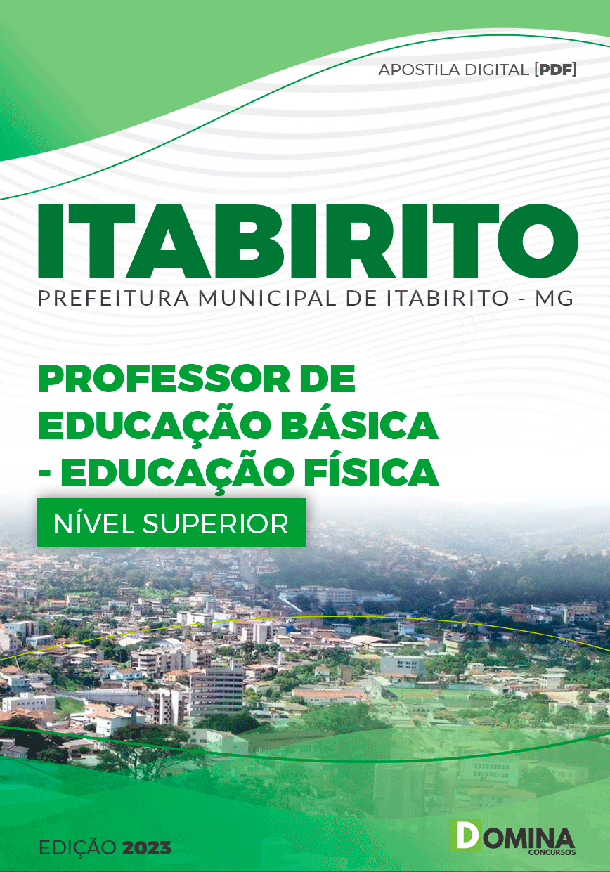 Apostila Pref Itabirito MG 2023 Professor PII Educação Física