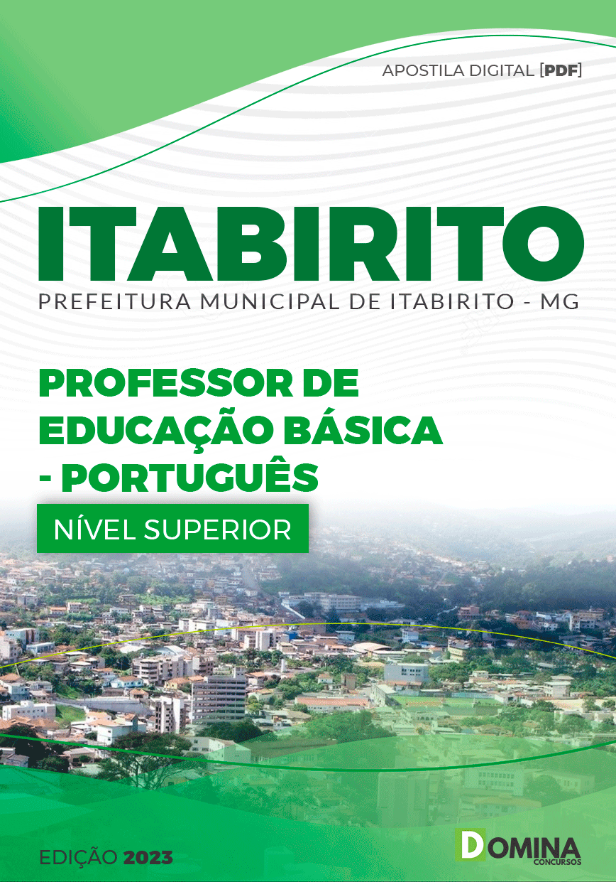 Apostila Pref Itabirito MG 2023 Professor PII Português