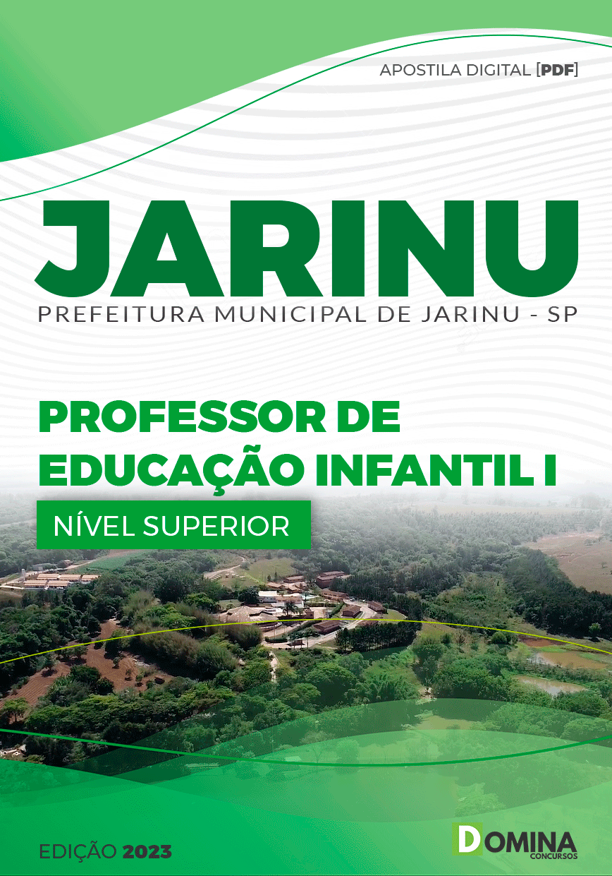 Apostila Pref Jarinu SP 2023 Professor Educação Infantil I