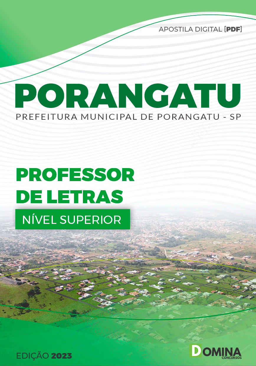 Apostila Pref Porangatu GO 2023 Professor Letras