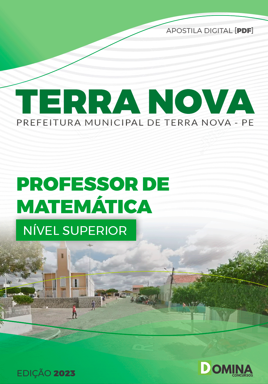 Apostila Pref Terra Nova PE 2023 Professor Matemática