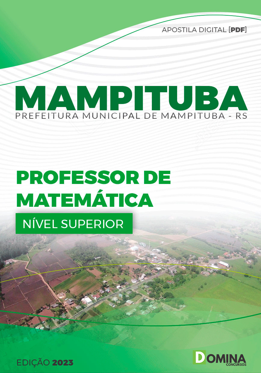 Apostila Concurso Pref Mampituba RS 2023 Professor De Matemática