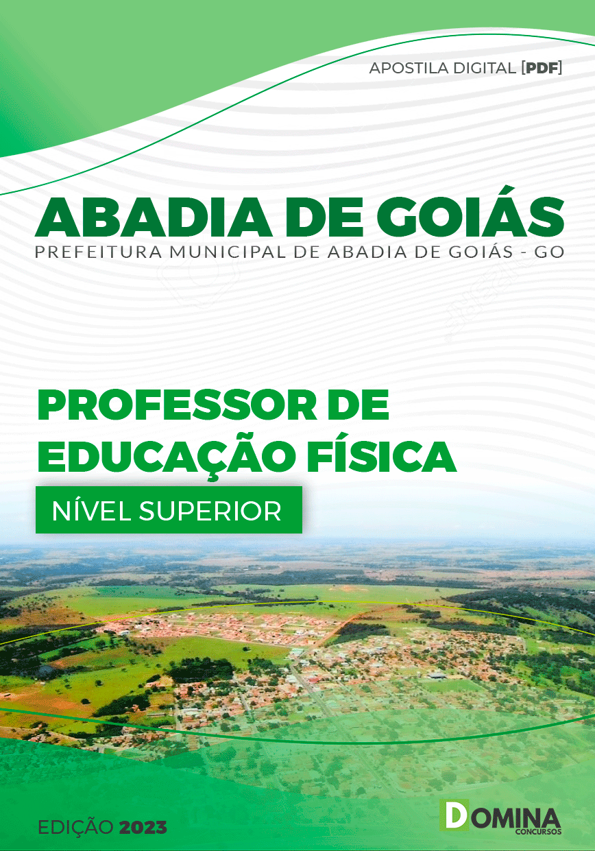 Apostila Pref Abadia GO 2023 Professor Educação Física