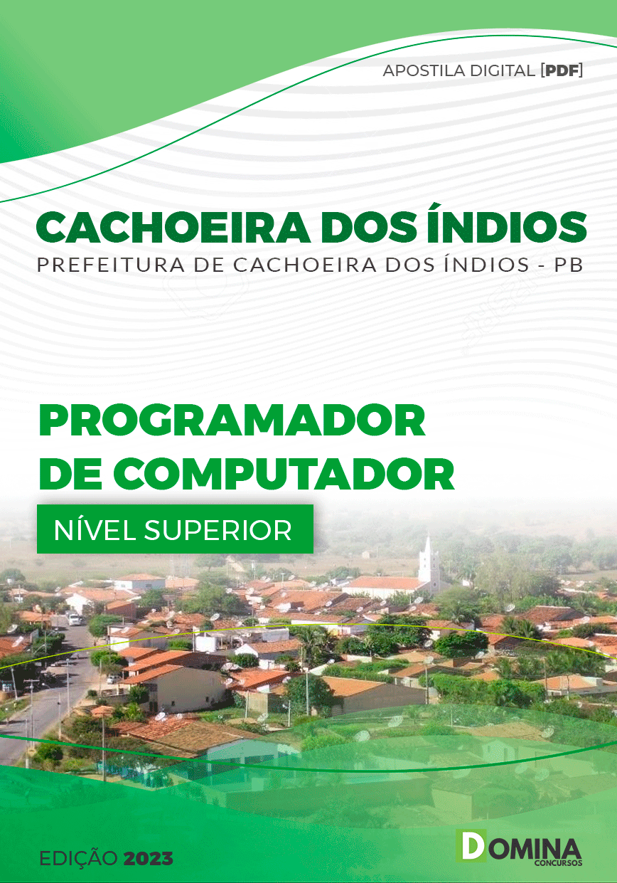 Apostila Pref Cachoeira dos Índios PB 2023 Programador Computador
