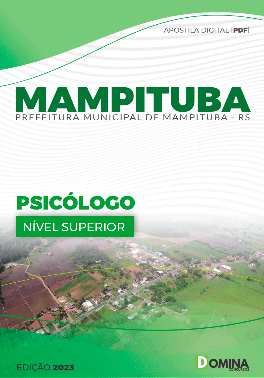 Apostila Concurso Pref Mampituba RS 2023 Psicólogo