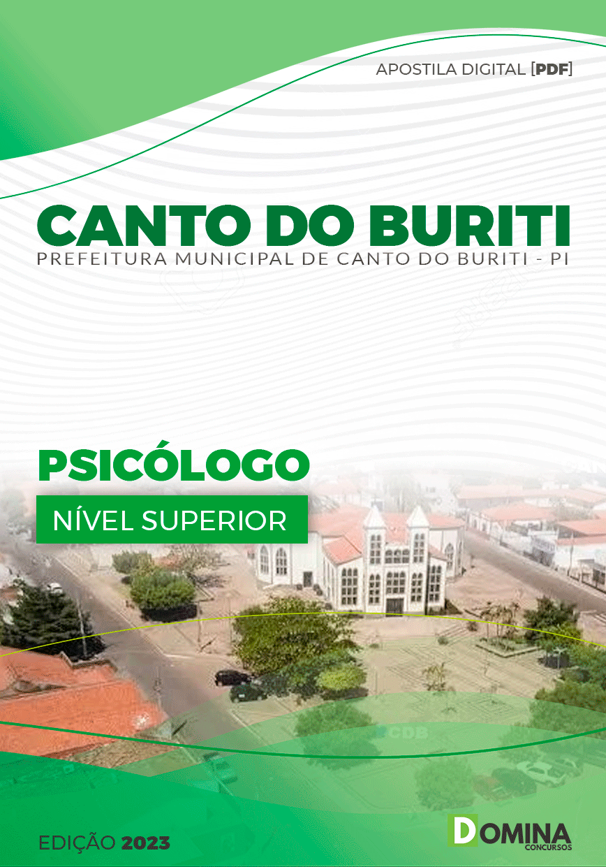 Apostila Digital Pref Canto Buriti PI 2023 PI Psicólogo