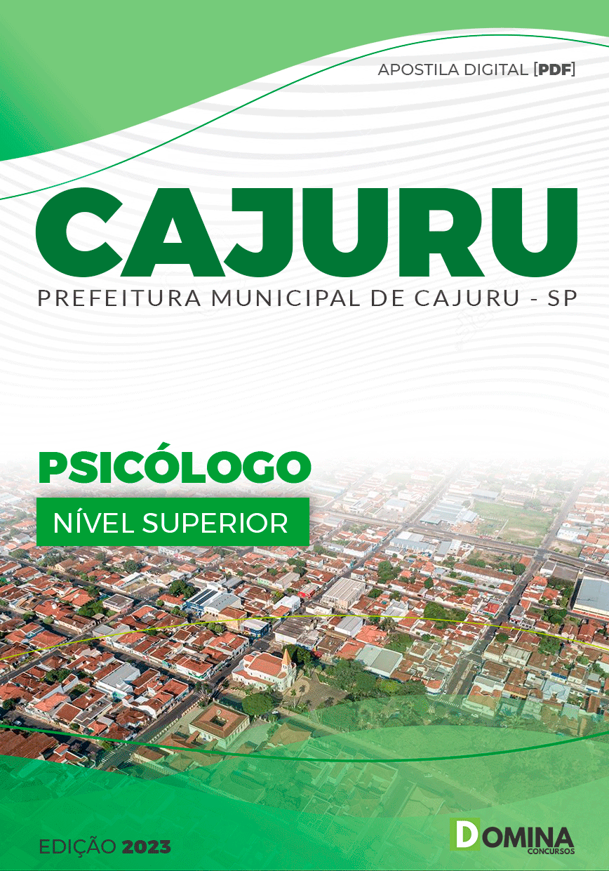 Apostila Concurso Pref Cajuru SP 2023 Psicólogo
