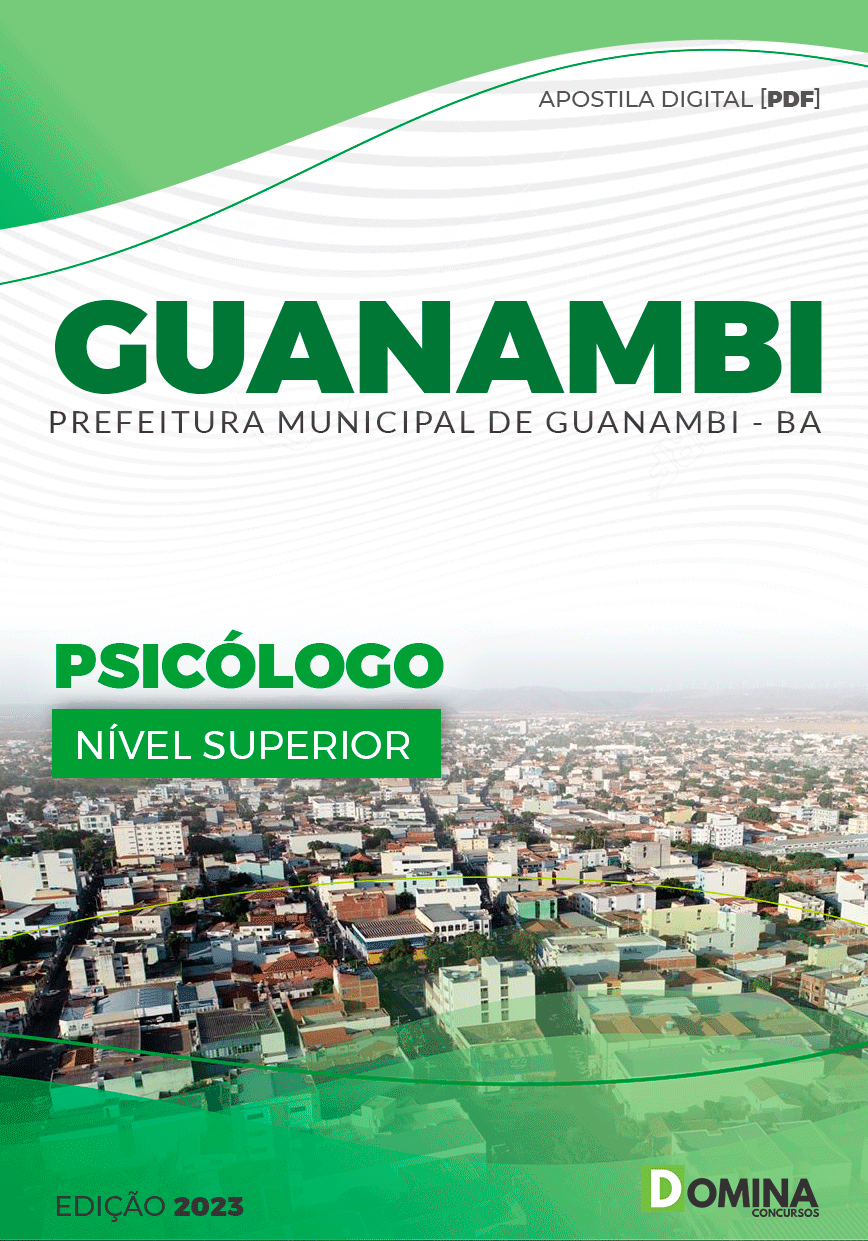 Apostila Concurso Pref Guanambi BA 2023 Psicólogo