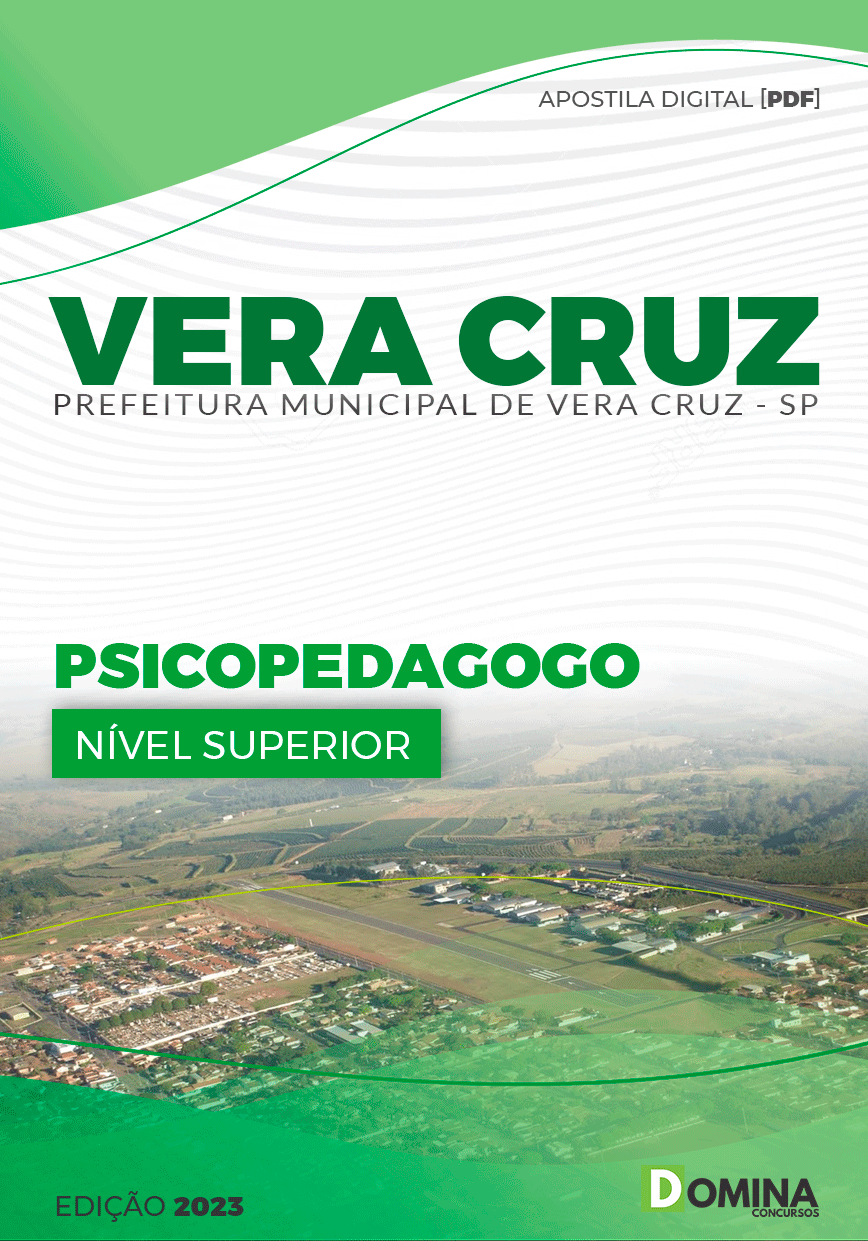 Apostila Digital Pref Vera Cruz SP 2023 Psicopedagogo
