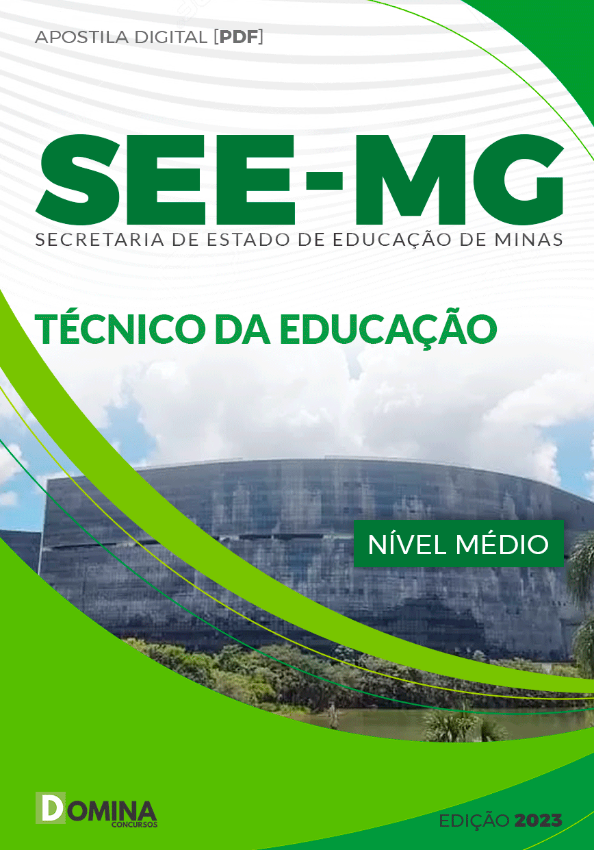 Apostila Concurso SEE MG 2023 Técnico Educação