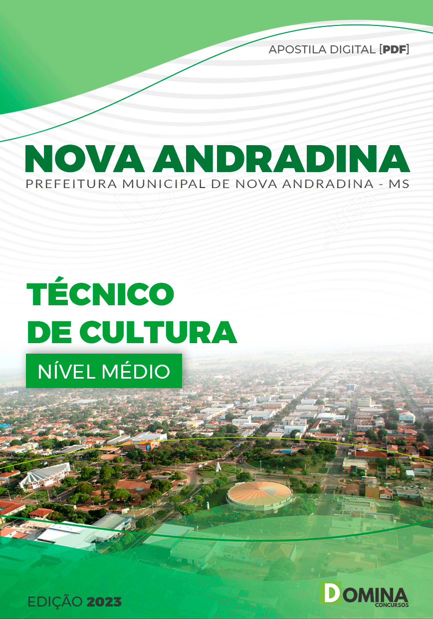 Apostila Pref Andradina MG 2023 Técnico Cultura