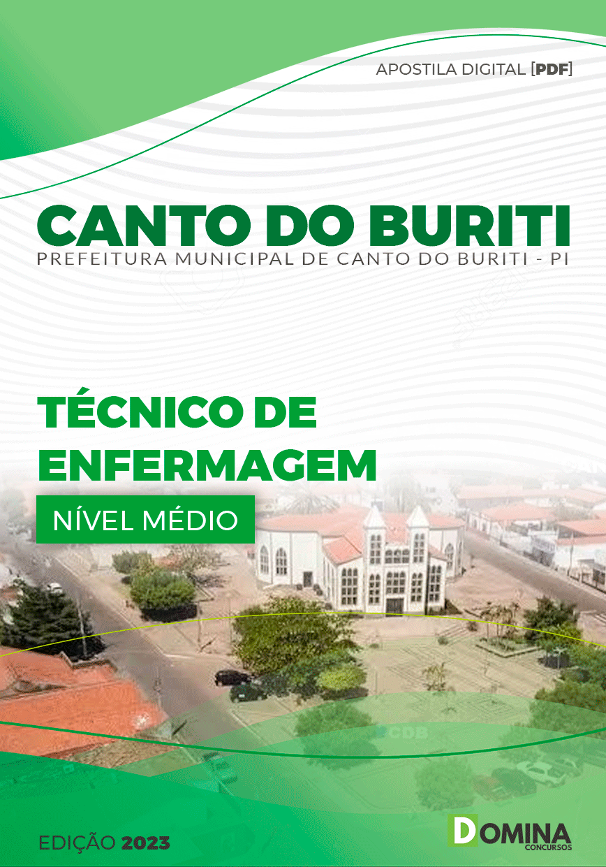 Apostila Pref Canto Buriti PI 2023 PI Técnico Enfermagem