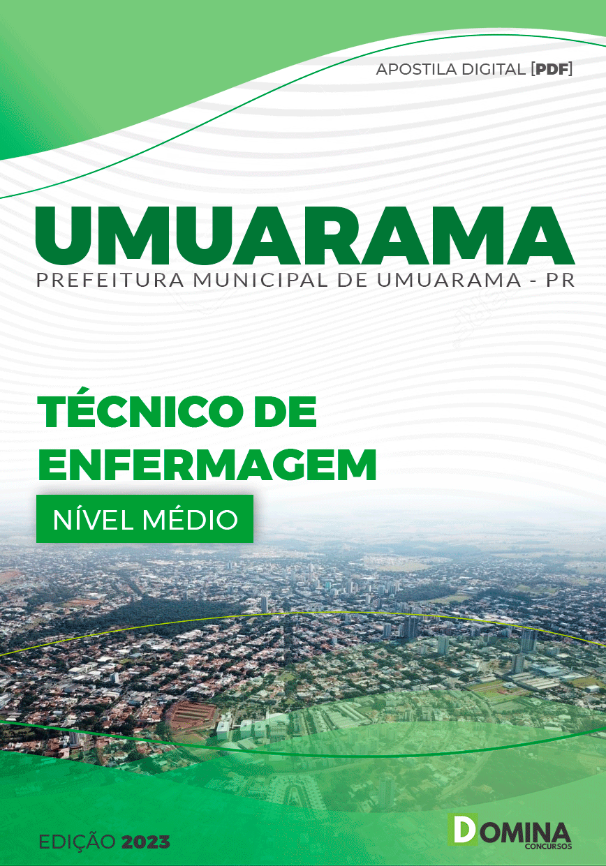 Apostila Digital Pref Umuarama PR 2023 Técnico Enfermagem