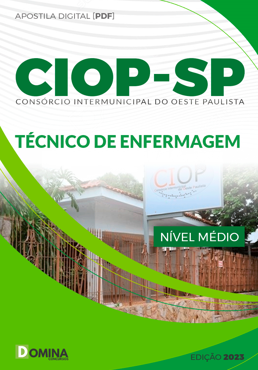 Apostila Digital Seletivo CIOP SP 2023 Técnico Enfermagem