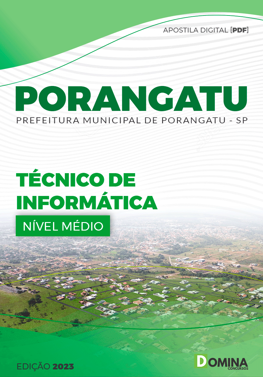 Apostila Digital Pref Porangatu GO 2023 Técnico Informática