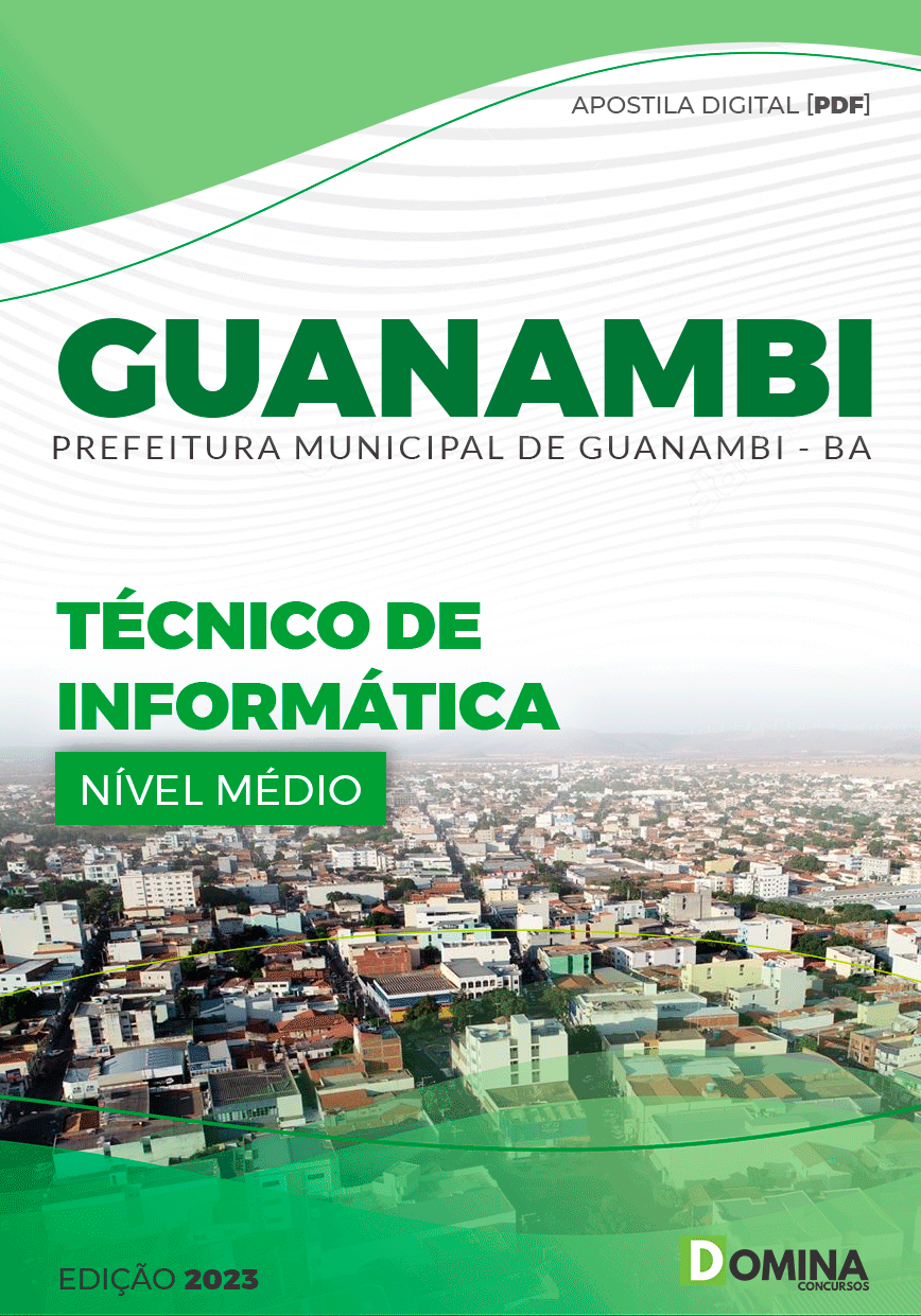 Apostila Concurso Pref Guanambi BA 2023 Técnico De Informática