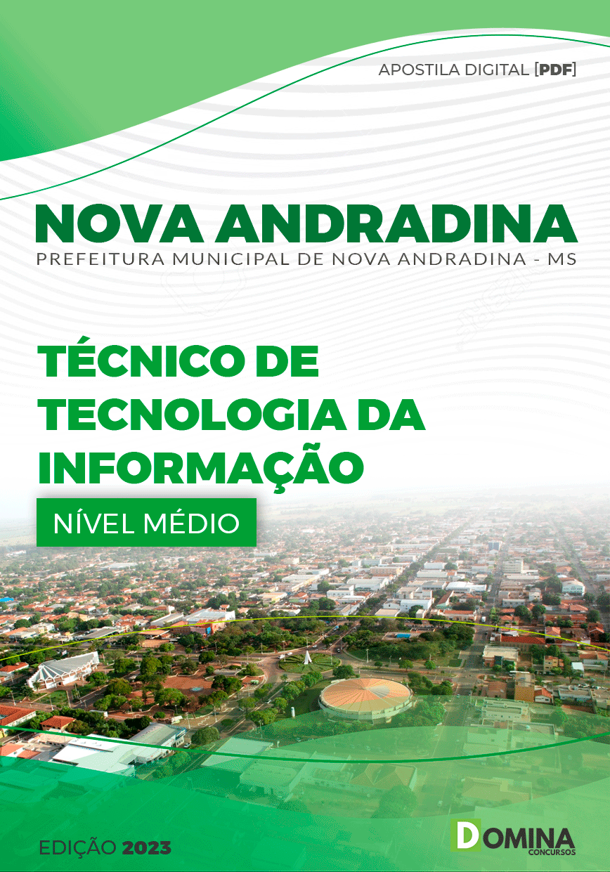 Apostila Pref Andradina MG 2023 Técnico Tecnologia Informação