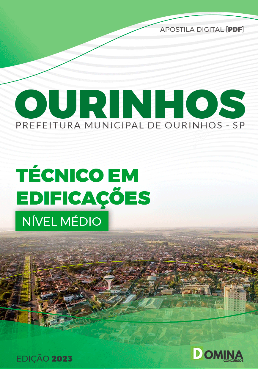 Apostila Concurso Pref Ourinhos SP 2023 Técnico Edificações