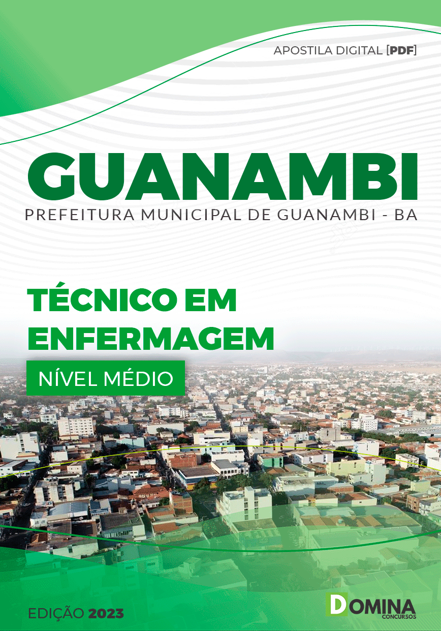 Apostila Concurso Pref Guanambi BA 2023 Técnico em Enfermagem