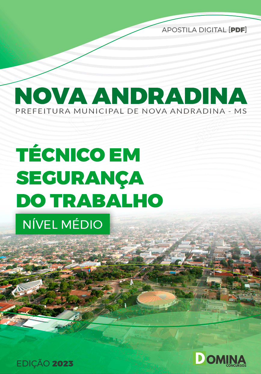 Apostila Pref Andradina MG 2023 Técnico Segurança Trabalho
