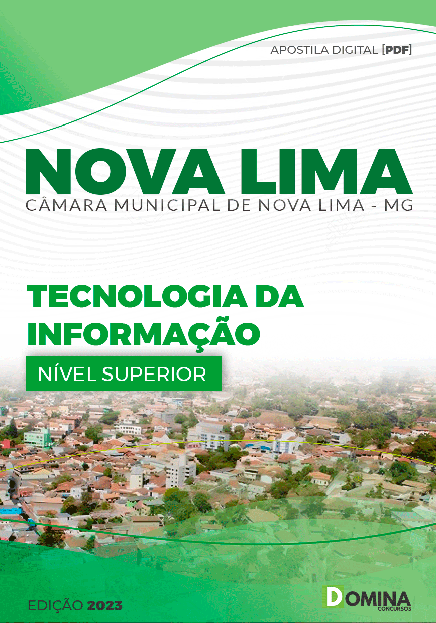 Apostila Digital Pref Nova Lima MG 2023 Tecnologia Informação