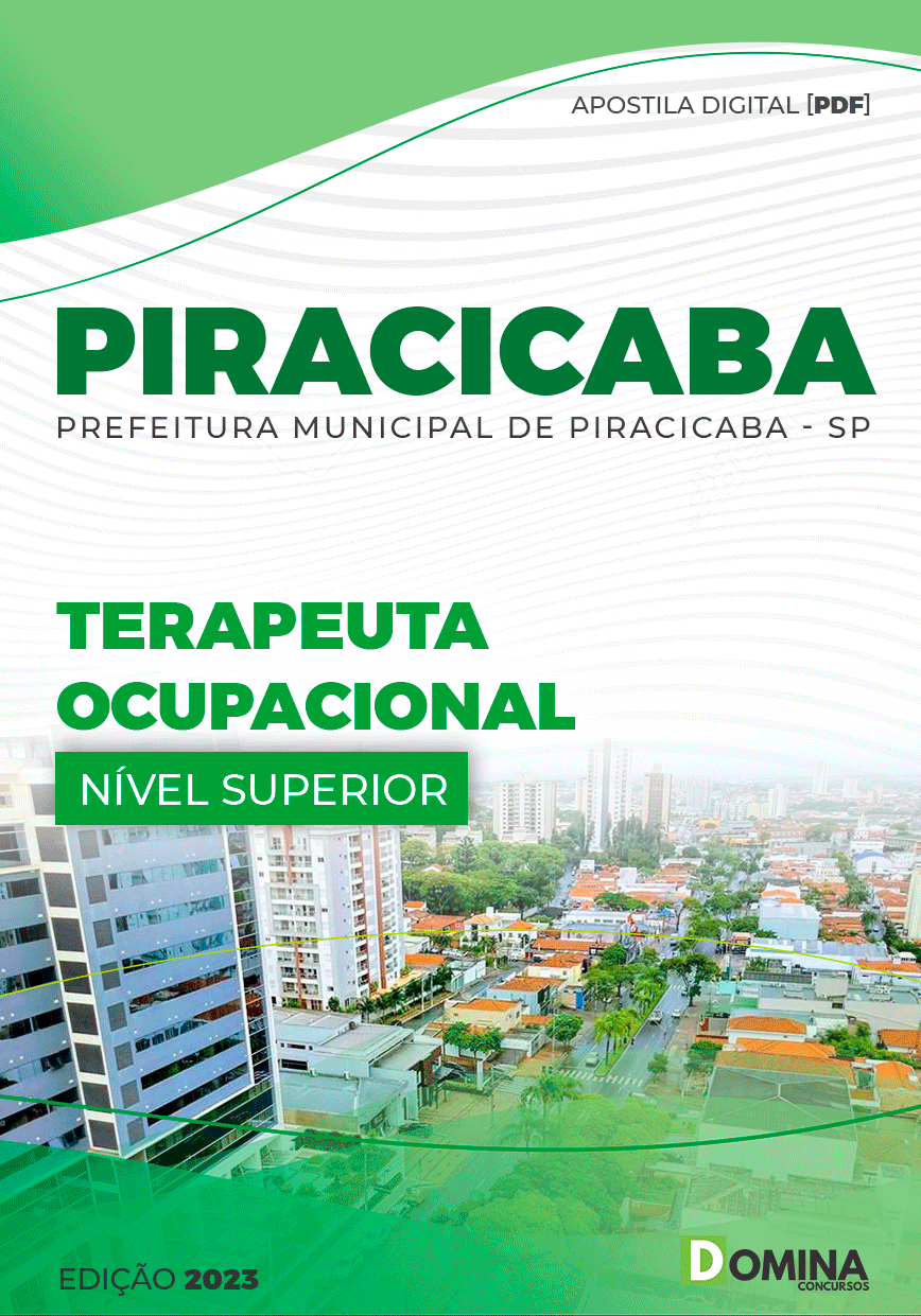 Apostila  Pref Piracicaba SP 2023 Terapeuta Ocupacional
