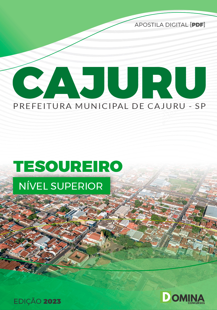 Apostila Concurso Pref Cajuru SP 2023 Tesoureiro