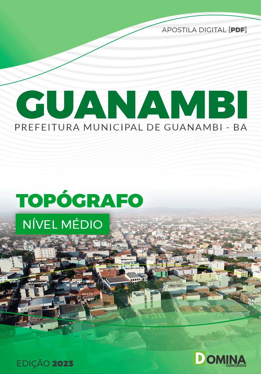 Apostila Concurso Pref Guanambi BA 2023 Topógrafo