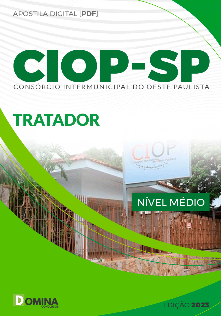 Apostila Digital Seletivo CIOP SP 2023 Tratador