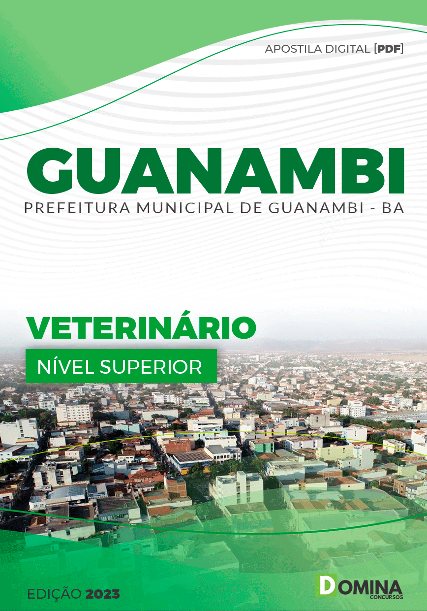 Apostila Concurso Pref Guanambi BA 2023 Veterinário