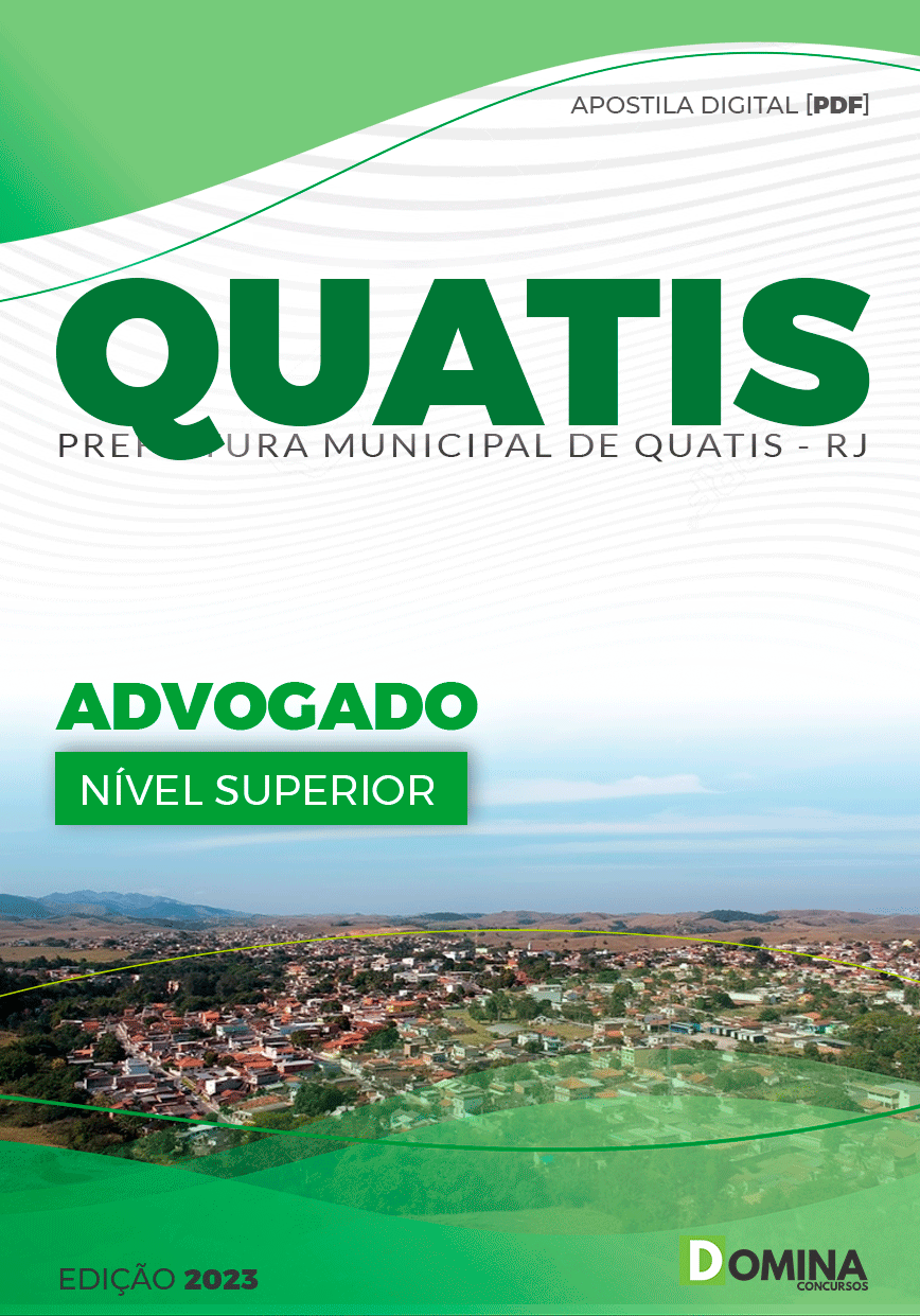 Apostila Concurso Pref Quatis RJ 2023 Advogado