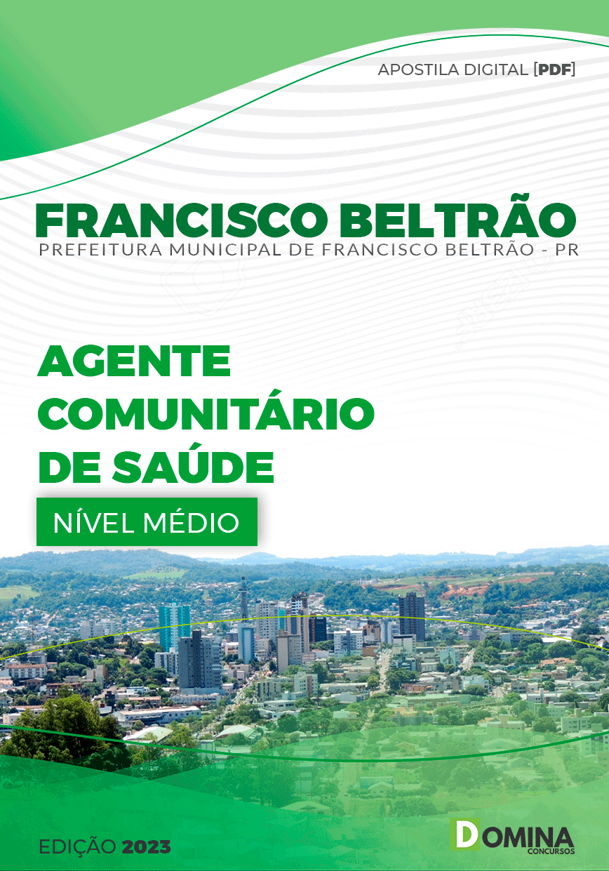 Apostila Pref Francisco Beltrão PR 2023 Agente Saúde Público