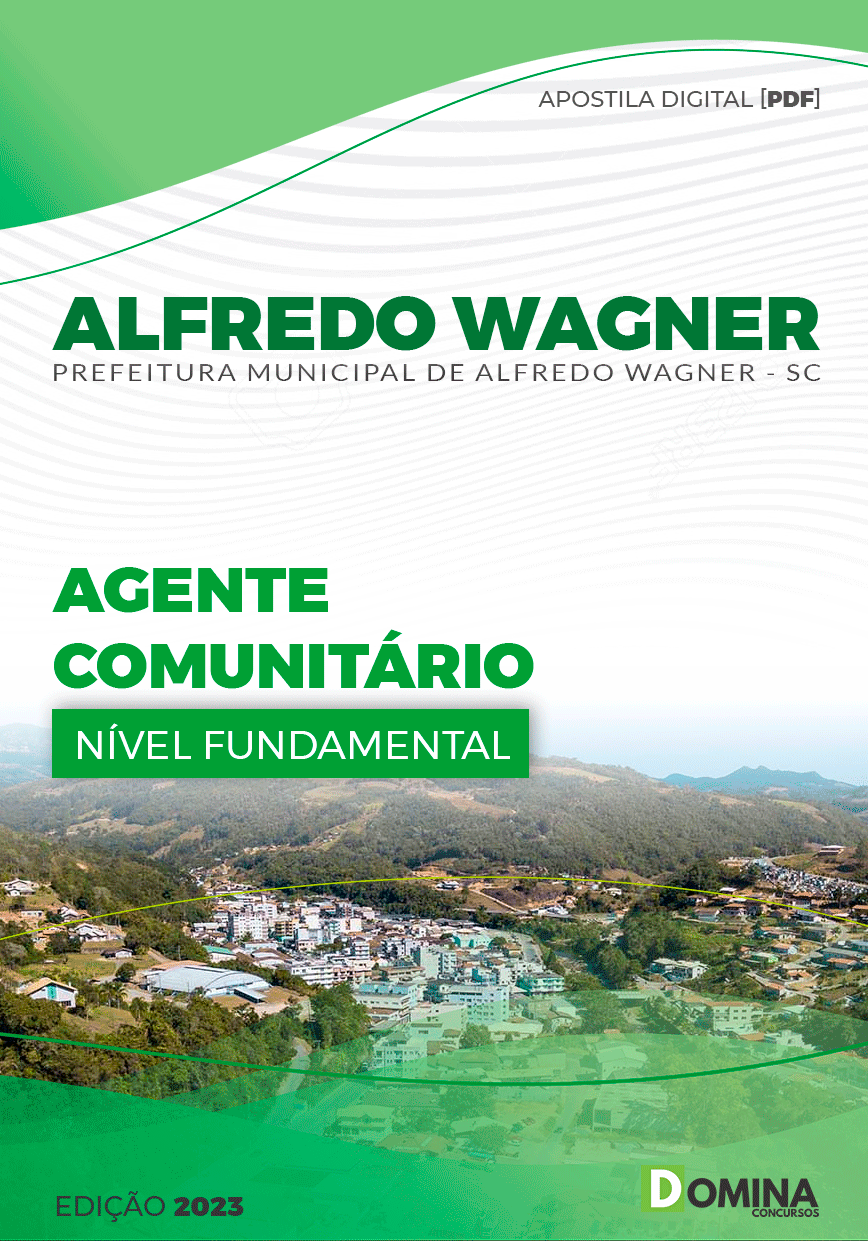 Apostila Digital Pref Alfredo Wagner SC 2023 Agente Comunitário