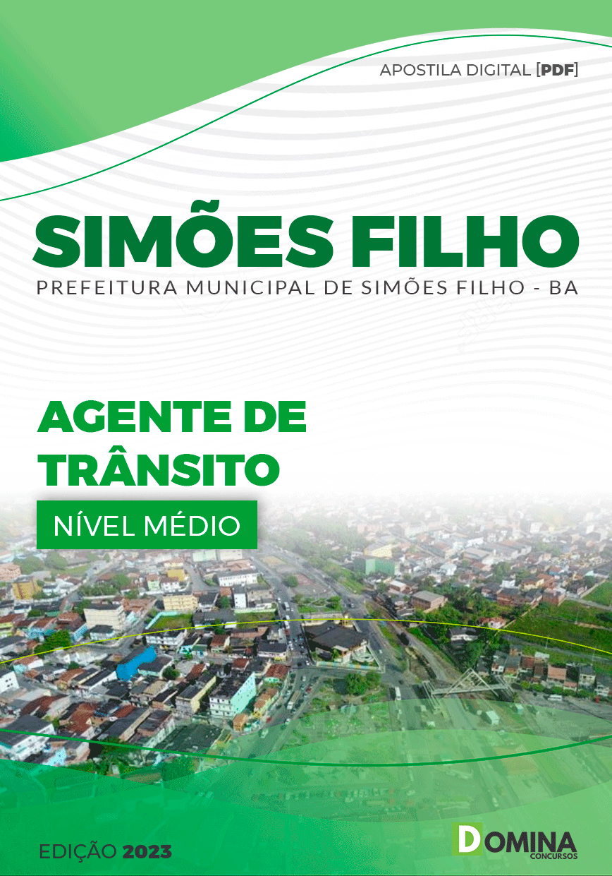 Apostila Pref Simões Filho BA 2023 Agente Trânsito