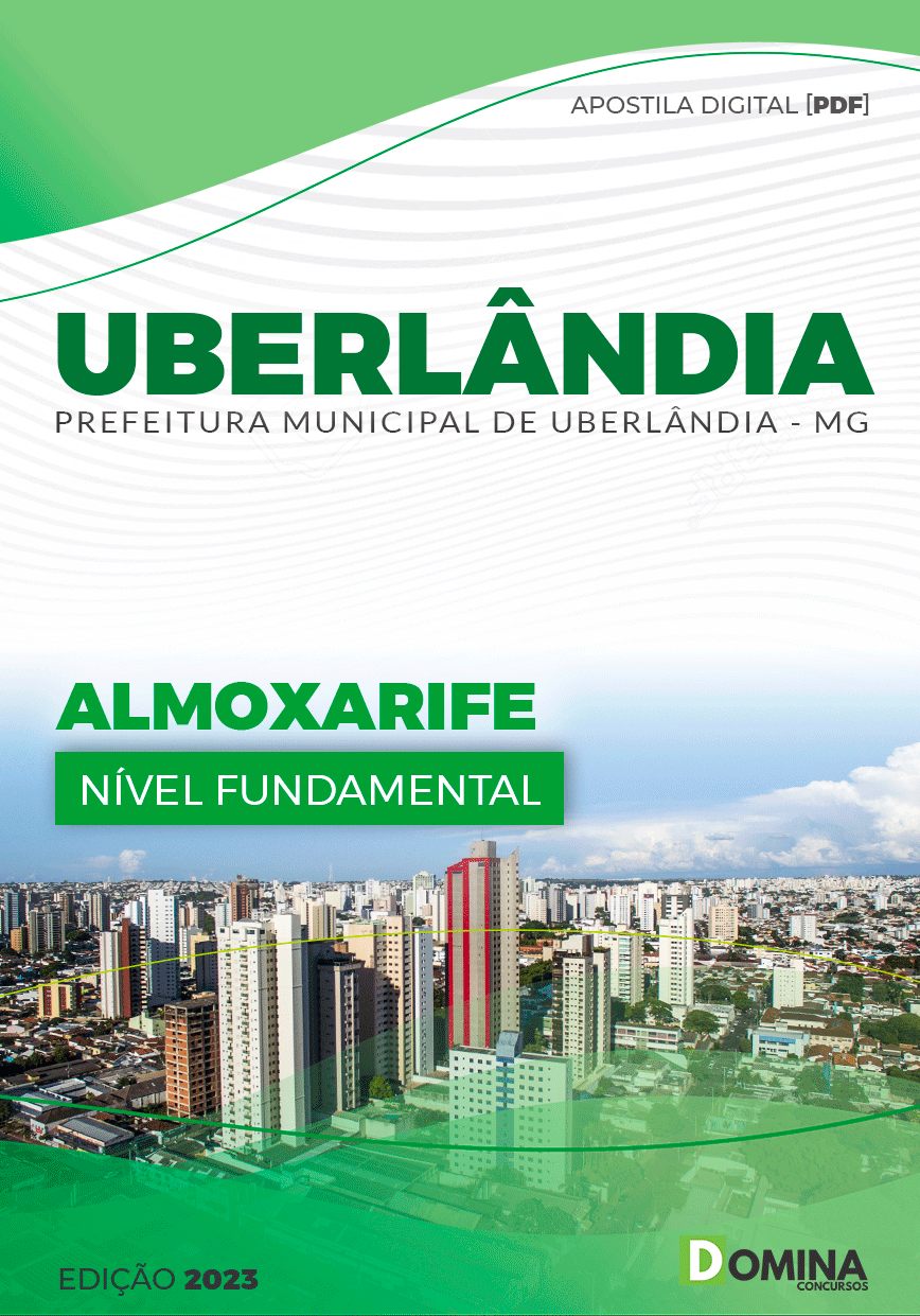 Apostila Digital Pref Uberlândia MG 2023 Almoxarife