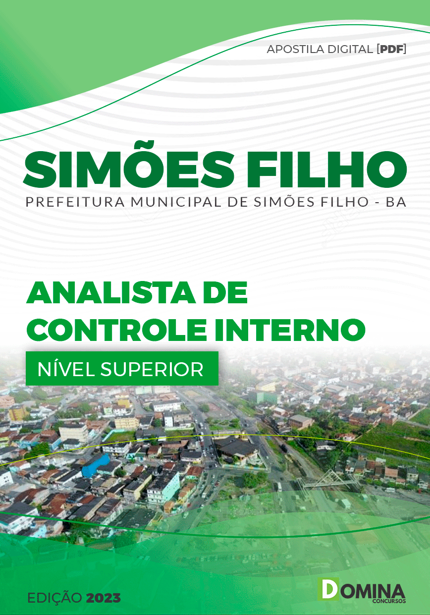 Apostila Pref Simões Filho BA 2023 Analista Controle Interno