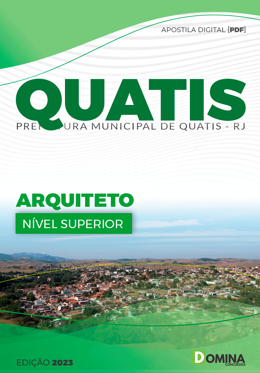Apostila Concurso Pref Quatis RJ 2023 Arquiteto